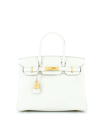 Pre-Owned Hermes Birkin 30 Handbag Light Togo with Gold Hardware
