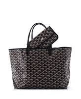 Pre-Owned Goyard Pm Saint Louis Tote Claire Voie Coated Canvas