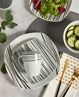 Tabletops Unlimited Justin 16-Pc. Dinnerware Set, Service for 4