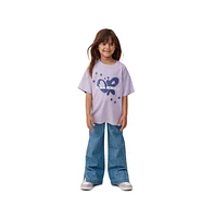 Cotton On Little Girls Little/Big License Drop Shoulder Short Sleeve Tee