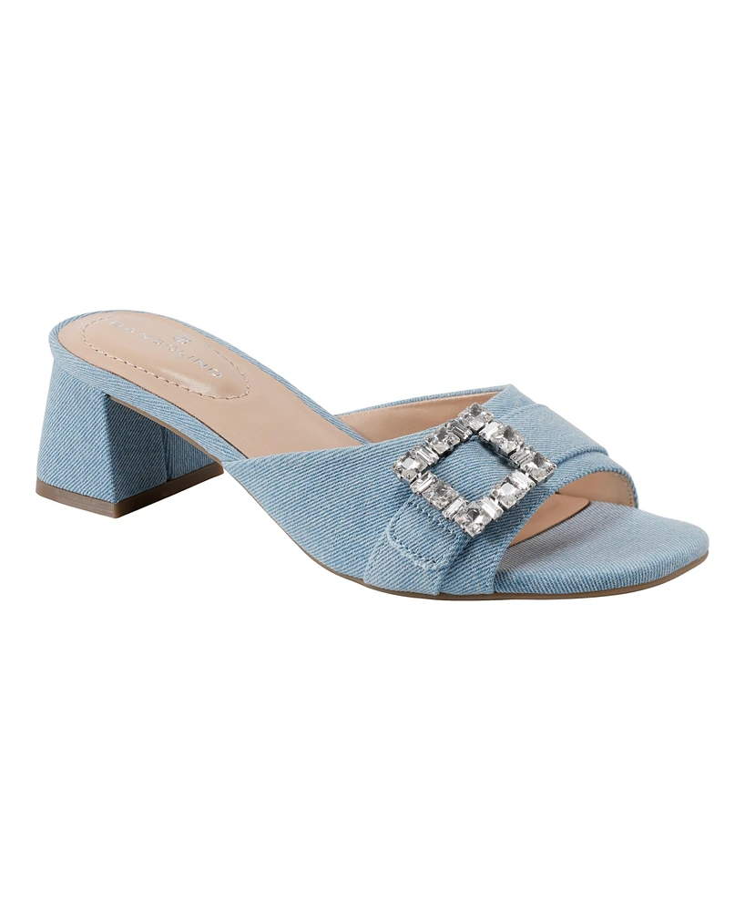 Bandolino Women's Loryce Embellished Block Heel Sandals