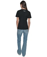 Karl Lagerfeld Paris Women's Jewel Bonjour T-Shirt
