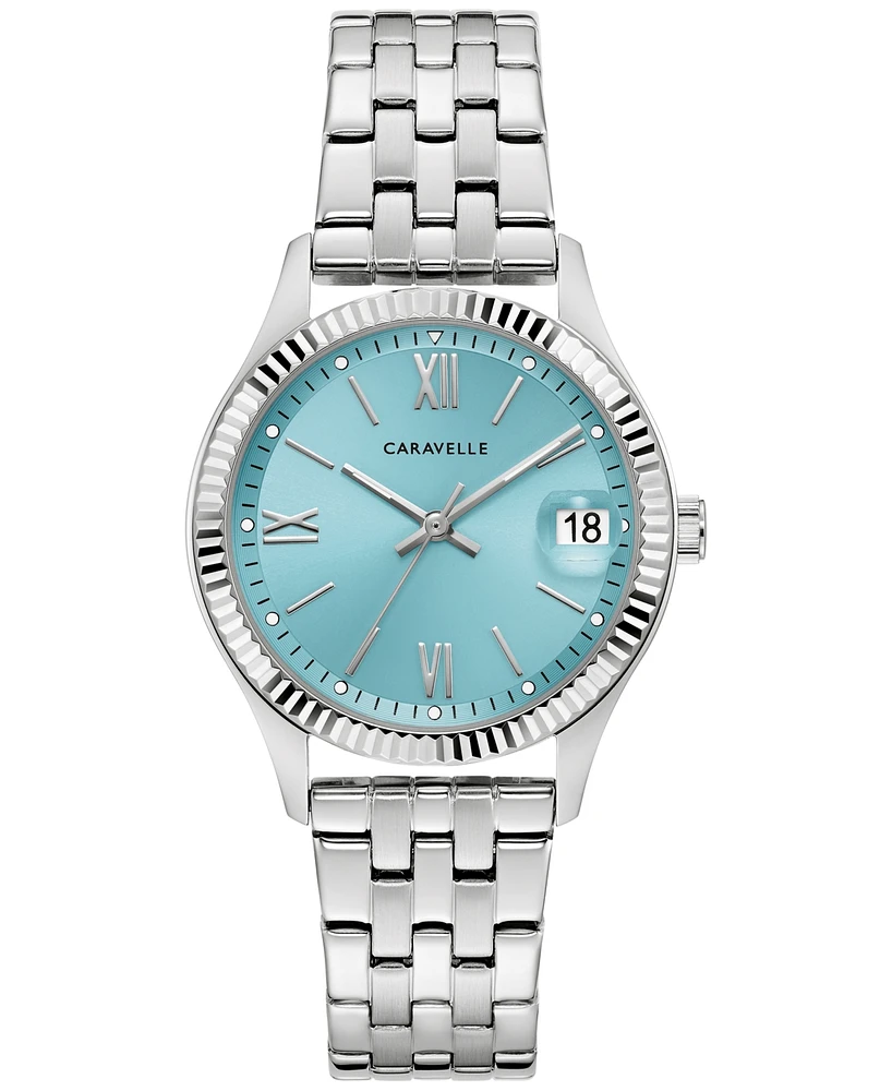 Caravelle Women's Classic Stainless Steel Bracelet Watch 32mm