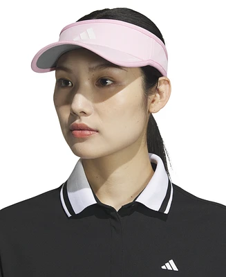 adidas Women's Superlite 3 Stripe Adjustable Visor