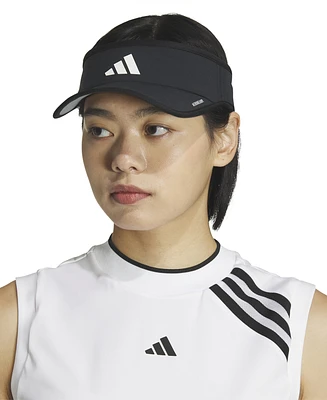 adidas Women's Superlite 3 Stripe Adjustable Visor