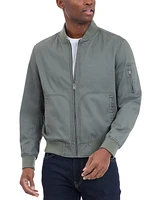Lucky Brand Men's Garment-Dyed Full-Zip Bomber Jacket