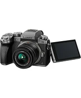 Panasonic Lumix Dmc-G7 Mirrorless Camera with Lumix G Vario 14-42mm Lens, Silver