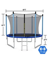 Outdoor Trampoline with Safety Closure Net Secure and Fun Backyard Play for Kids