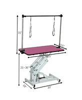 42.5INCH Hydraulic Pet Grooming Table With "H" Arm