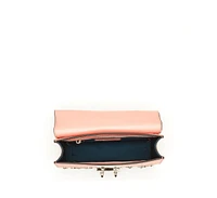 Susu The Hollywood Leather Crossbody Bag Pale Pink