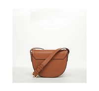 Susu The Sarah Brown Leather Saddle Bag Purse