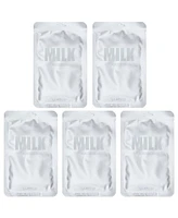 Lapcos Milk Sheet Beauty Mask Set Moisturizing 5 Sheet Masks