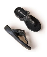 Minnetonka Women's Brecca Embellished Thong Sandals