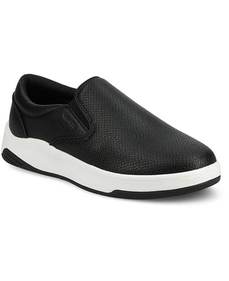 Vance Co. Men's Townes Comfort Perforated Flexible Slip-on Sneaker
