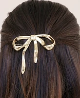 Ettika Bow Gold Tone Barrette
