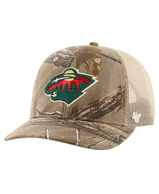 '47 Brand Men's Realtree Camo Minnesota Wild Logo Trucker Adjustable Hat