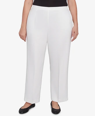 Alfred Dunner Plus Estate of Mind Pull-On Short Length Pants