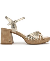 Sam and Libby Women's Lacey Block Heel Strappy Platform Sandals