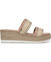 Sam and Libby Women's Charlee Platform Double Band Espadrille Wedge Sandals