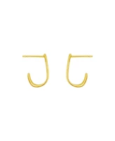 And Now This Post Push Back Hoop Earrings