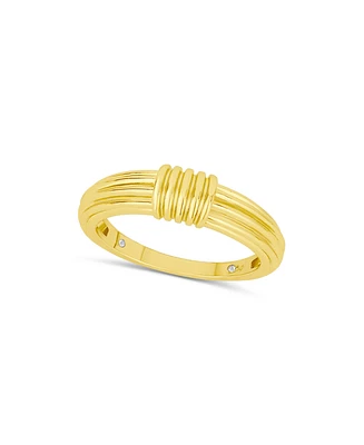 And Now This Gold Textured Statement Ring