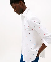 Tommy Hilfiger Men's Relaxed-Fit Embroidered Oxford Shirt