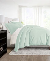 ienjoy Home Double Brushed Solid Duvet Cover Set