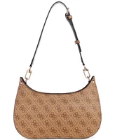 Guess Meridian Monogram Small Top Zip Shoulder Bag
