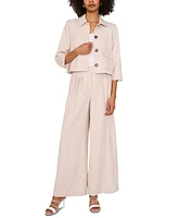 Vince Camuto Women's Button-Front 3/4-Sleeve Jacket