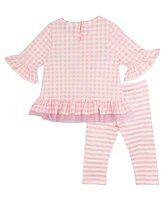 Rare Editions Baby Girl 2-Piece Birthday Celebration Outfit Set