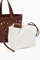 Desigual Women's Small perforated letters bag
