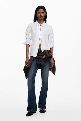 Desigual Women's Embroidered fitted shirt