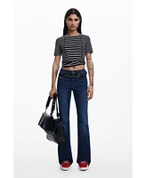 Desigual Women's Striped short-sleeve T-shirt