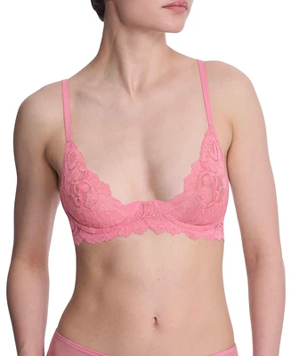 Women's Peony Plunge Lace Unlined Underwire Bra