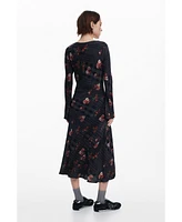Desigual Women's Midi dress with checks