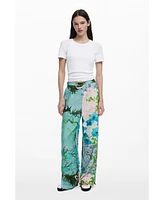 Desigual Women's Floral print trousers