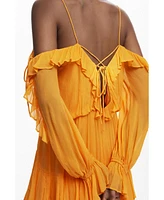 Desigual Women's Ruffled mini dress
