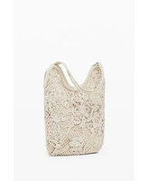 Desigual Women's Medium crochet shoulder bag