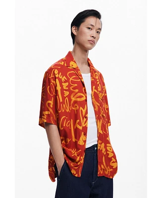 Desigual Men's Short-sleeve lettering shirt