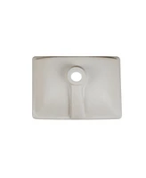 DeerValley Ursa Undermount Bathroom Sink 18" X 13" Rectangular Vitreous China with Overflow