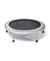 Stamina 36" Mini Trampoline, Exercise Rebounder for Adults w/ Foldable Steel Frame, Gray