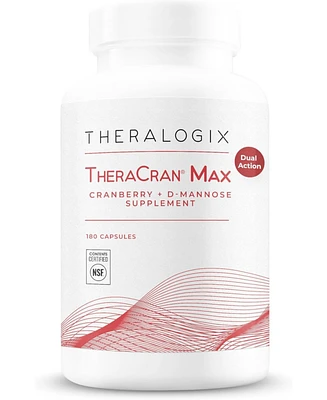 Theralogix TheraCran Max - Cranberry + D-Mannose Supplement for Men & Women - Urinary Tract Health Support - 90-Day Supply - Nsf Certified