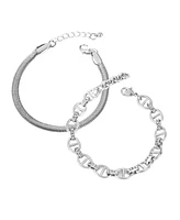 Jessica Carlyle Women's Silver Tone Metal Alloy Analog Watch, 23mm
