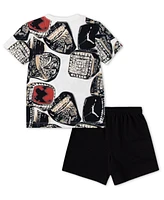 Jordan Little Boys 2- Piece Mvp Ring Shorts and T-Shirt Set