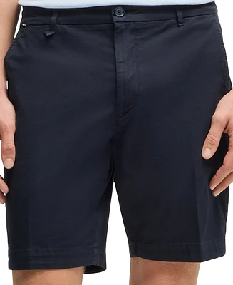 Boss by Hugo Men's Stretch-Cotton Twill Slim-Fit Shorts