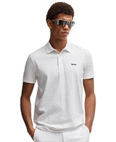 Boss by Hugo Men's Patterned Regular-Fit Paddy Polo Shirt