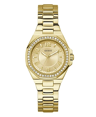 Guess Women's Analog Gold Tone Stainless Steel Watch, 34mm