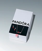Pandora Silver Plated Heart Arrow Jewelry Set
