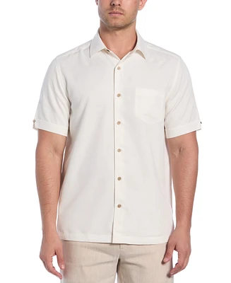 Cubavera Men's Palm Print Short-Sleeve Button-Down Shirt