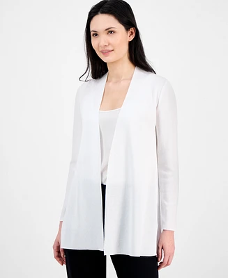 Anne Klein Women's Napa Fine Rib Pocket Cardigan